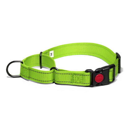 Bonnieharness Dog Collar With D-Ring And Safety Locking Buckle