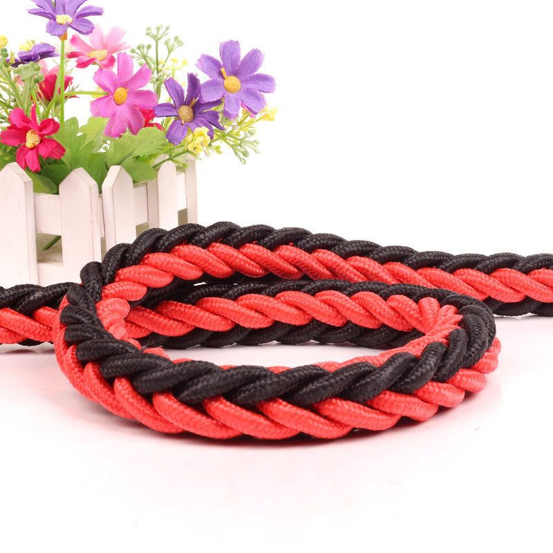 Bonnieharness Manual Soft Braided Nylon Leash For Medium/Large Dogs