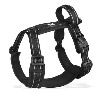 Bonnieharness No Pull Dog Harness, Reflective Comfortable Vest Harness