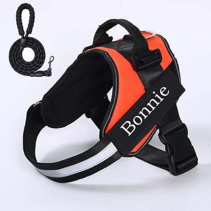 Bonnieharness Custom Dog Harness And Leash Set