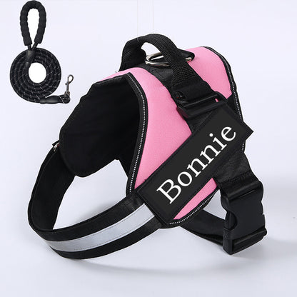 Bonnieharness Custom Dog Harness And Leash Set