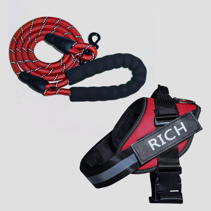 Bonnieharness Custom Dog Harness And Leash Set