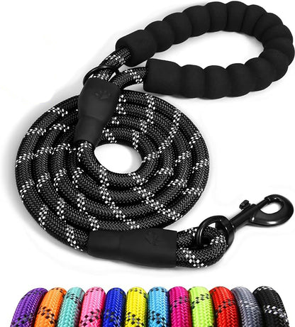 Bonnieharness Reflective Dog Leash With Comfortable Padded Handle