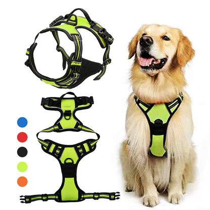 Bonnieharness No Pull Service Vest Dog Harness For  Medium/Large Dog